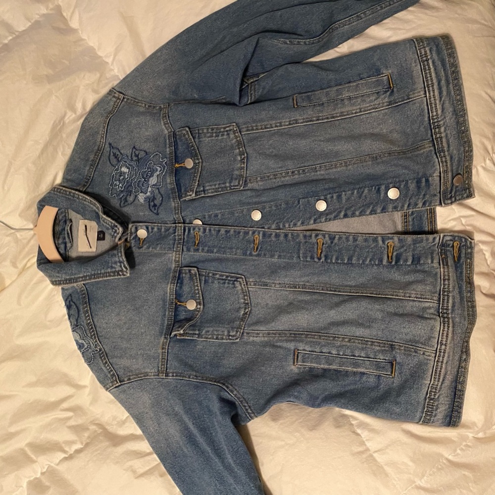 Vintage Blue Jean “Biker” Jacket